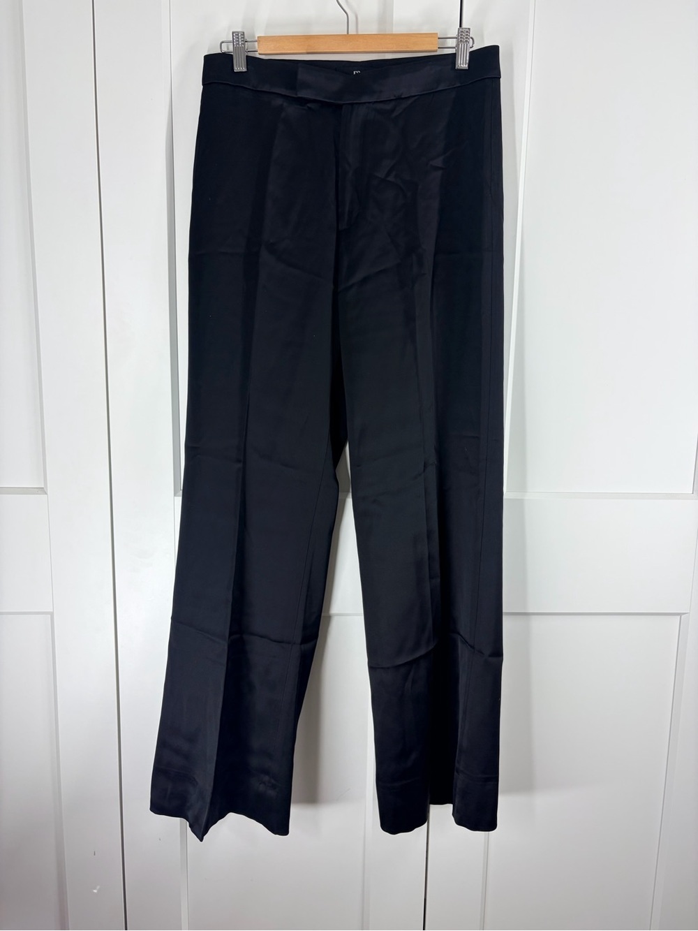 Banana Republic Black Satin Dress Pants | 8